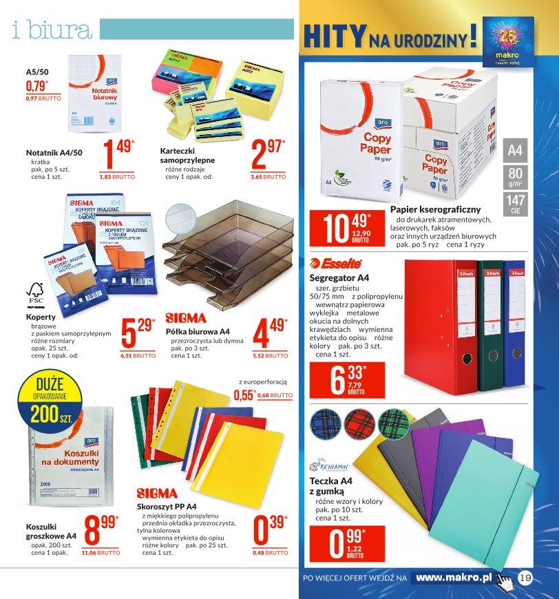 Gazetka promocyjna MAKRO str. 19