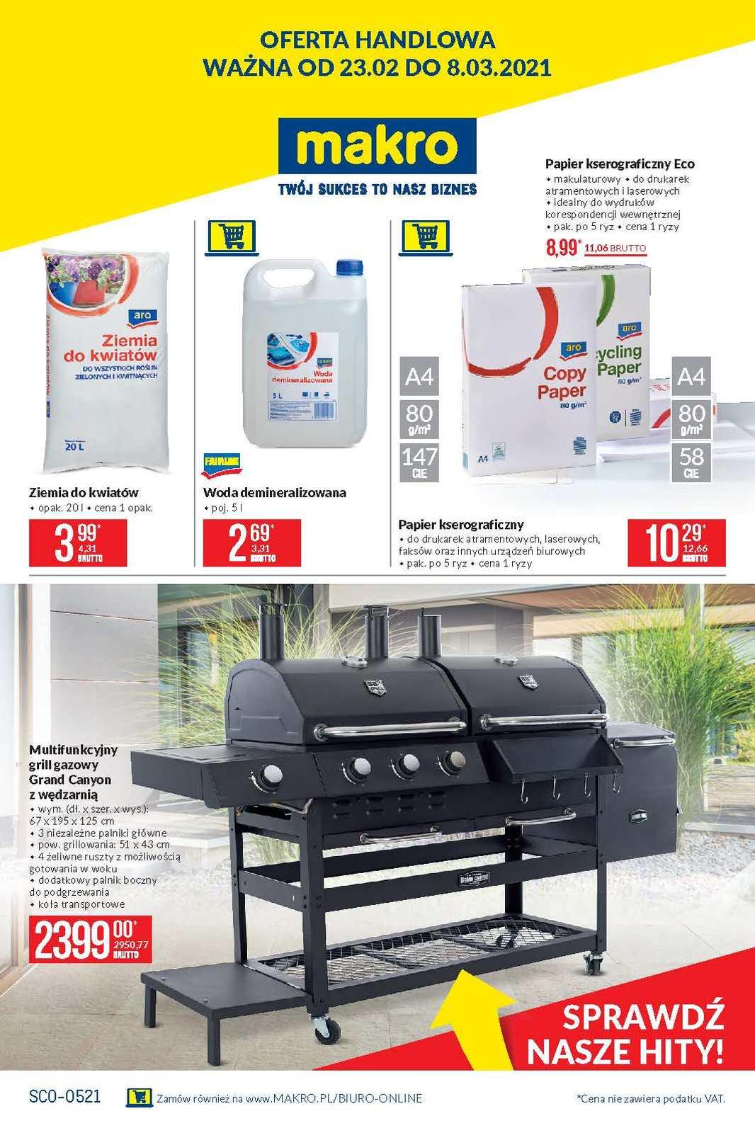 Gazetka promocyjna MAKRO str. 1