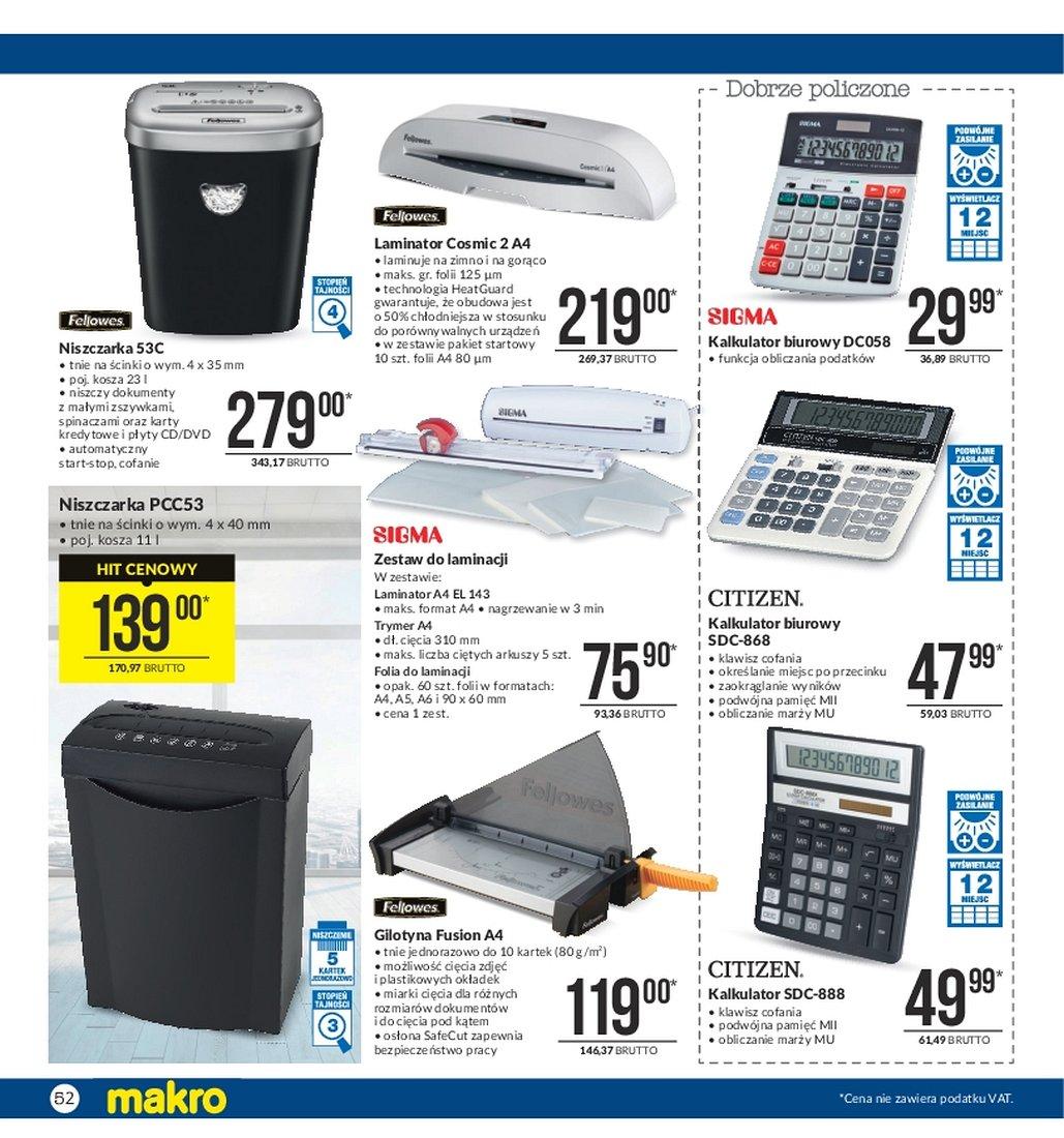 Gazetka promocyjna MAKRO str. 52