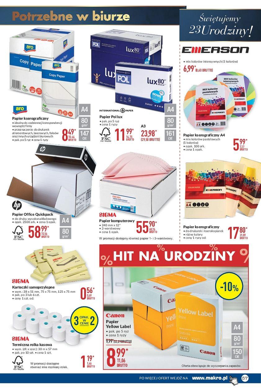 Gazetka promocyjna MAKRO str. 57