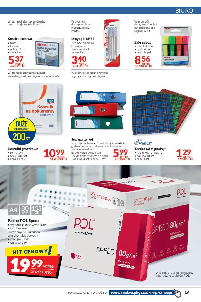 Gazetka promocyjna MAKRO str. 19