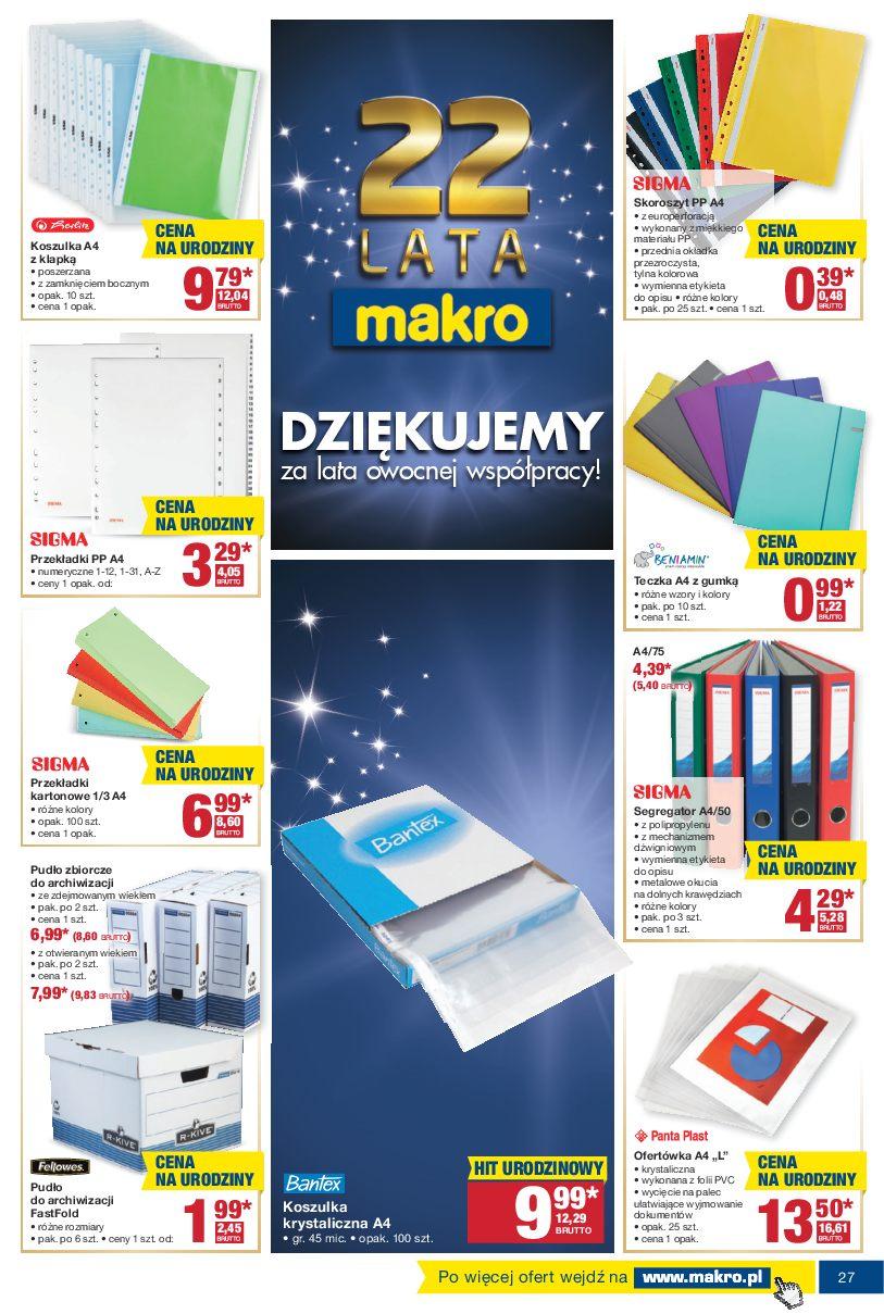Gazetka promocyjna MAKRO str. 27