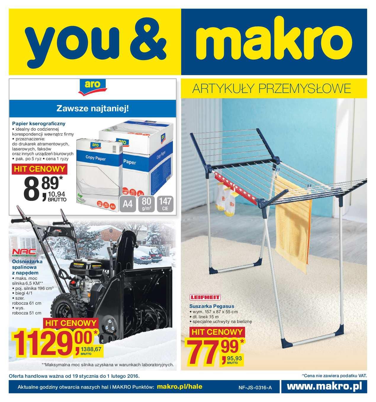 Gazetka promocyjna MAKRO str. 1