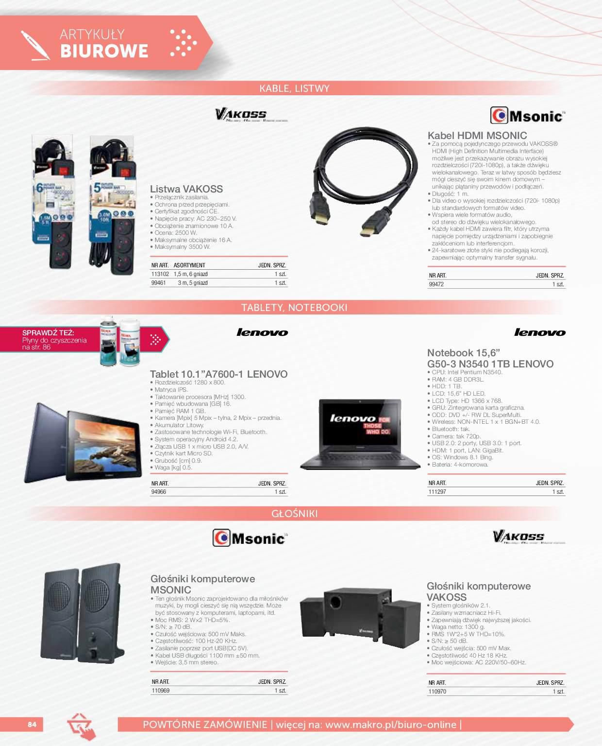 Gazetka promocyjna MAKRO str. 84