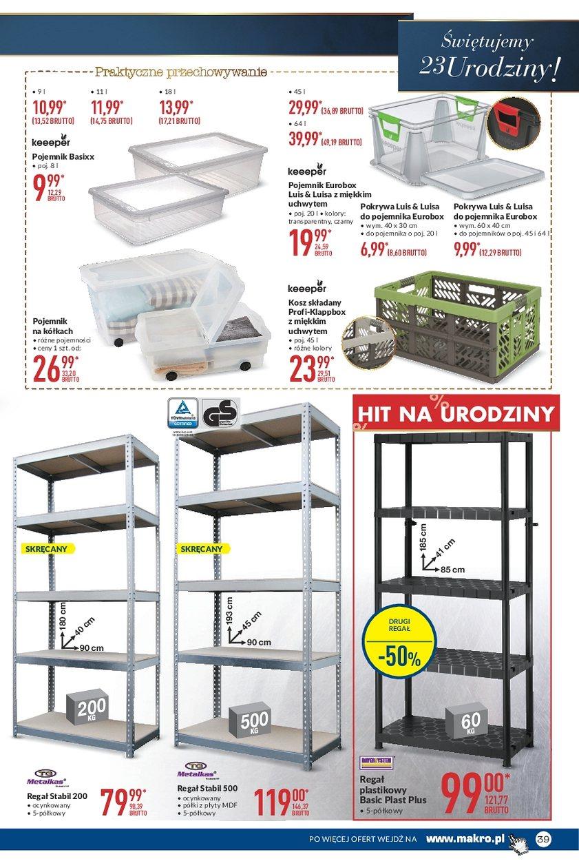 Gazetka promocyjna MAKRO str. 39