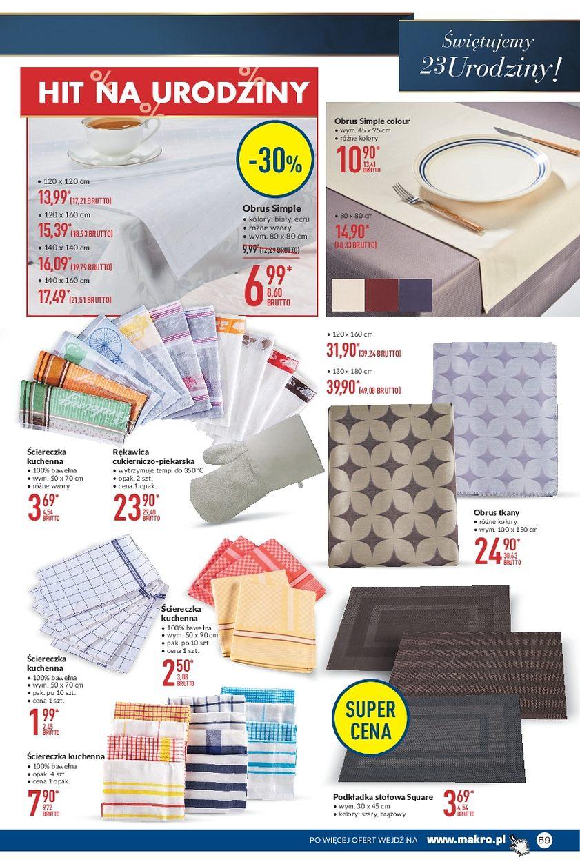 Gazetka promocyjna MAKRO str. 59