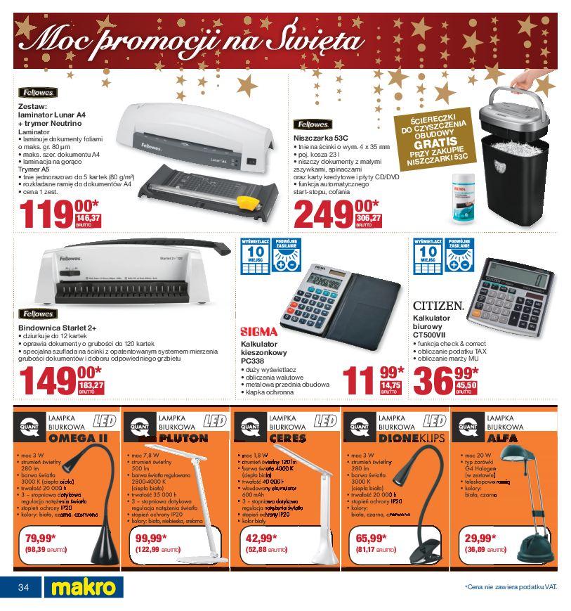 Gazetka promocyjna MAKRO str. 34
