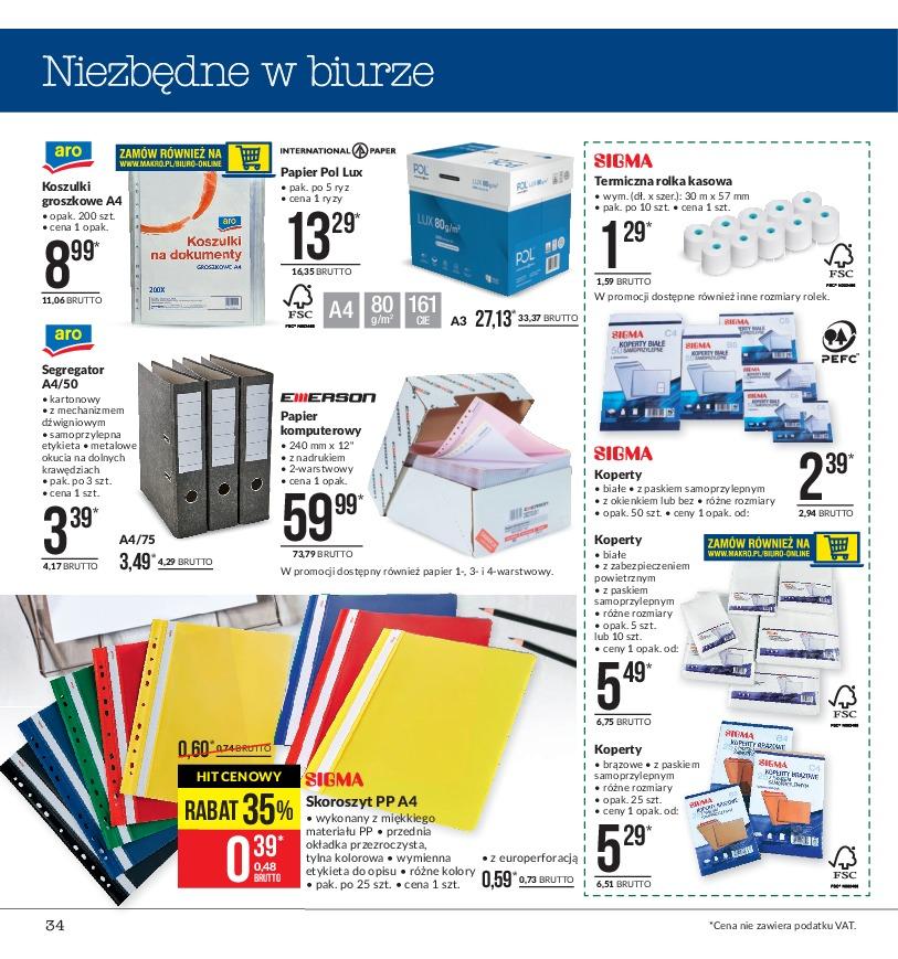 Gazetka promocyjna MAKRO str. 34
