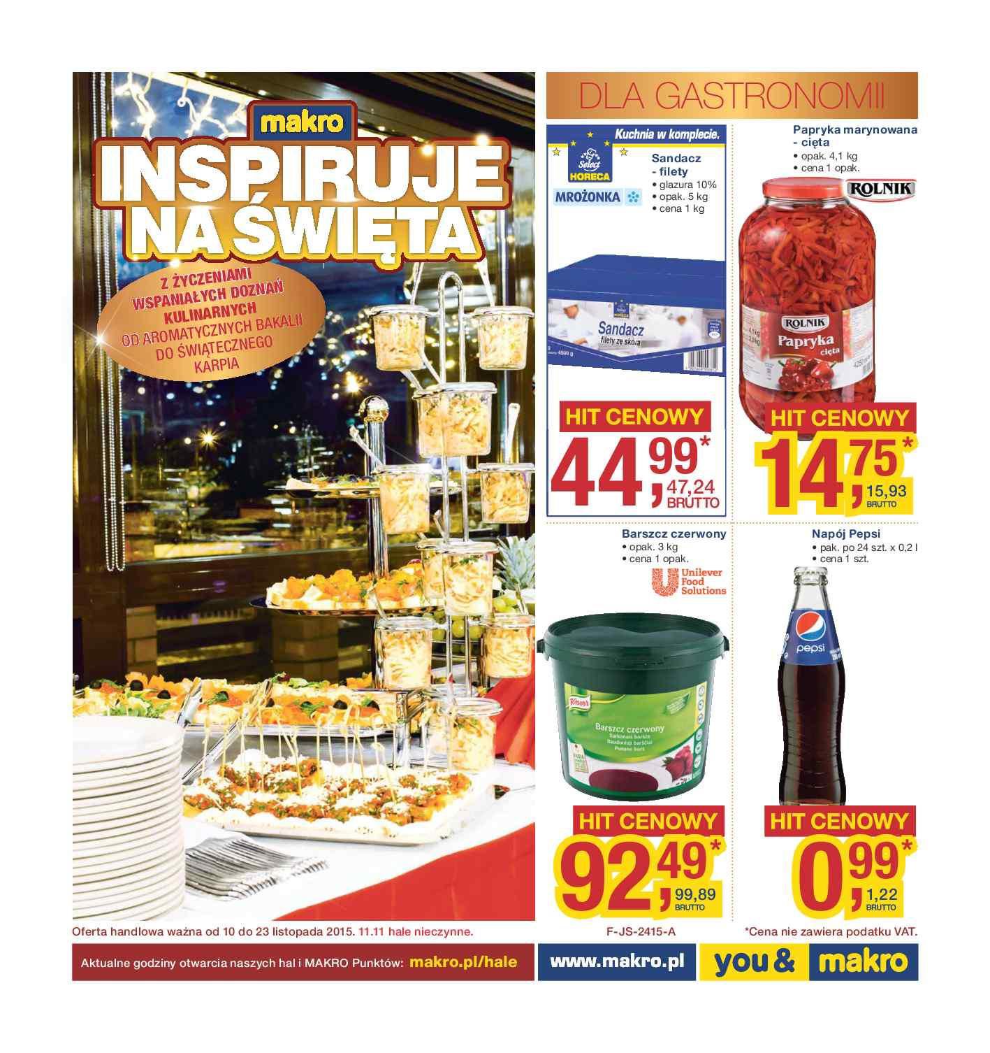 Gazetka promocyjna MAKRO str. 1