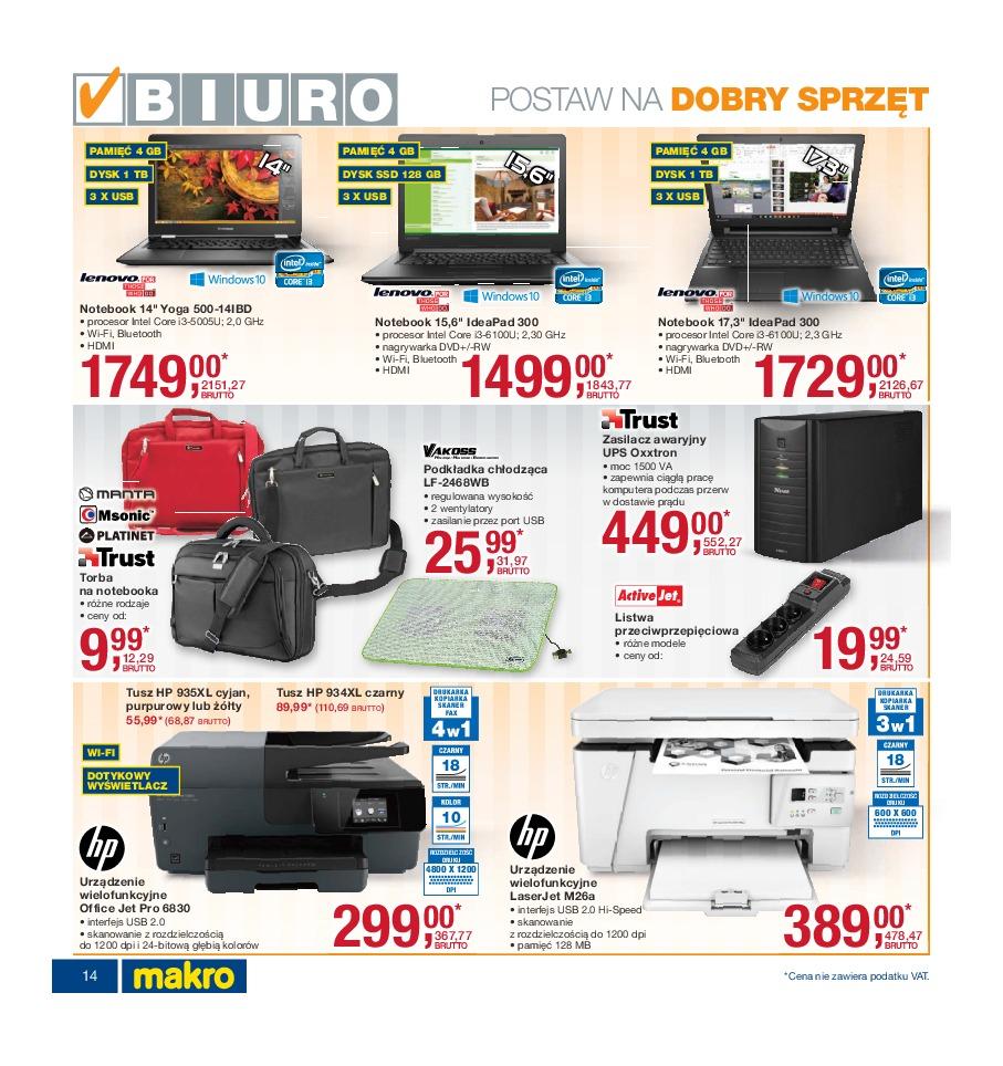 Gazetka promocyjna MAKRO str. 14