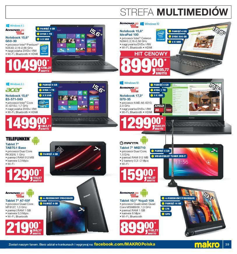 Gazetka promocyjna MAKRO str. 39