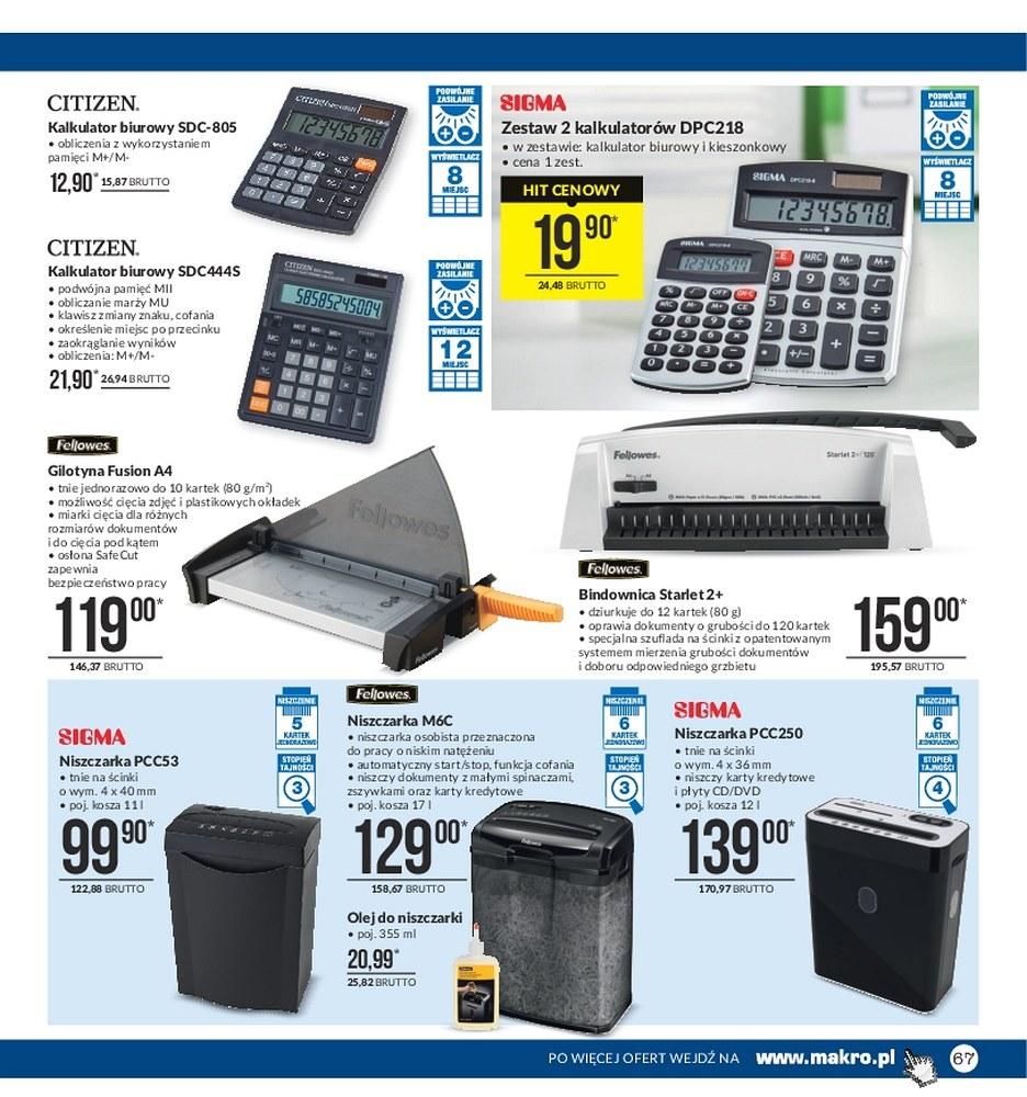 Gazetka promocyjna MAKRO str. 67