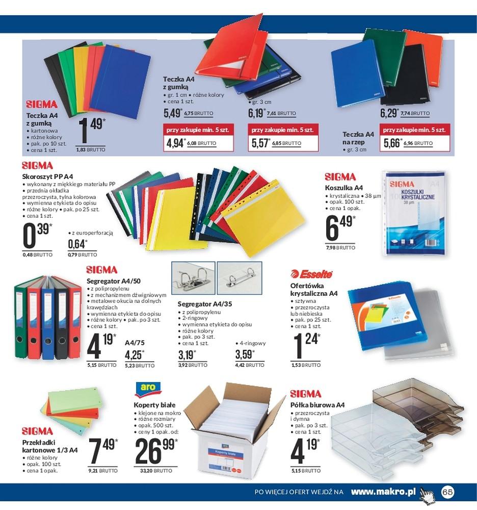 Gazetka promocyjna MAKRO str. 65
