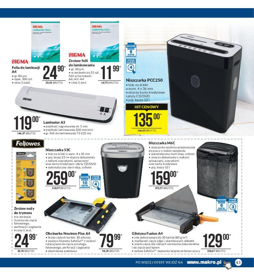 Gazetka promocyjna MAKRO str. 43