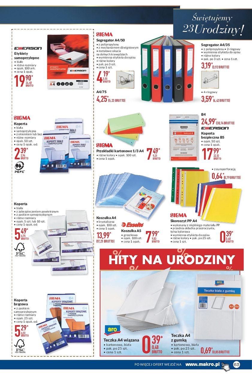 Gazetka promocyjna MAKRO str. 63