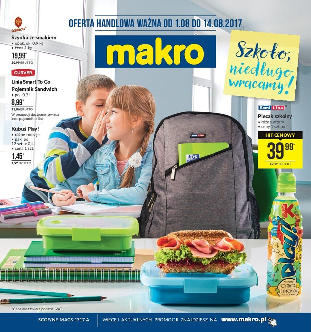 Gazetka promocyjna MAKRO str. 1