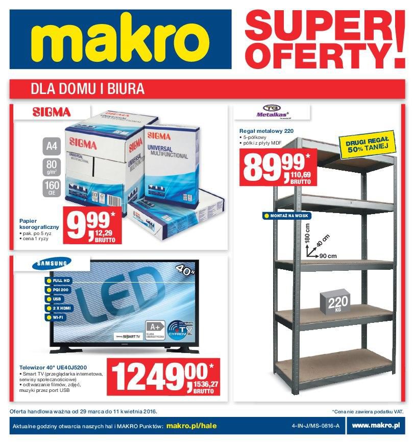 Gazetka promocyjna MAKRO str. 1
