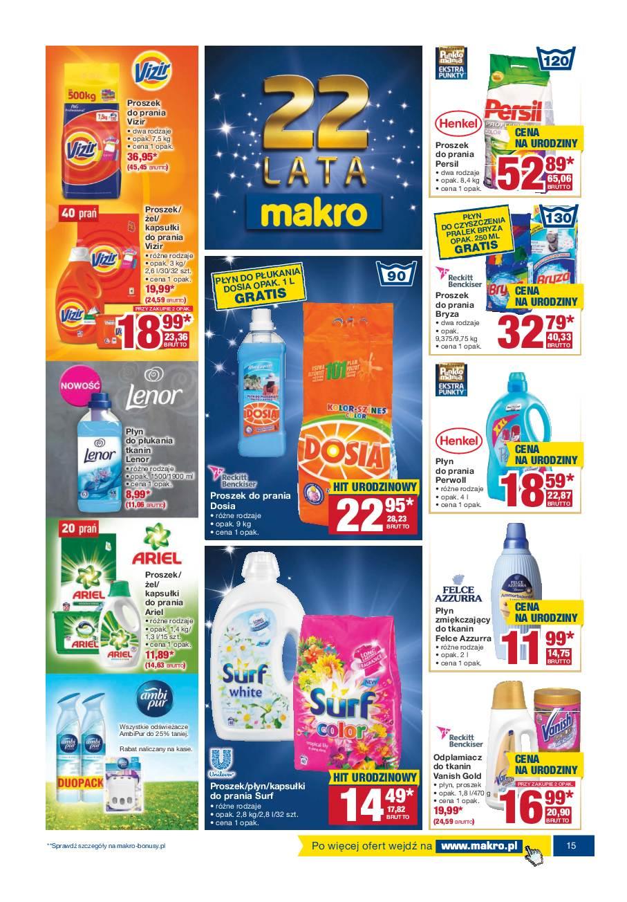 Gazetka promocyjna MAKRO str. 15