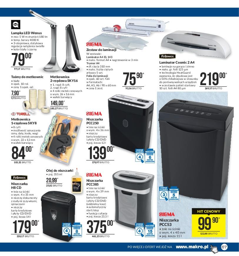 Gazetka promocyjna MAKRO str. 67